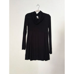 Women's Intimissimi Black Long Sleeve Dress M Micromodal